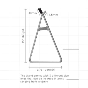 OxGord Dirt Bike Kickstand Triangle Lift - Dirtbike Accessories Parts Best for Mini Motorcycle Kick Stand - Motocross Moto Bikes