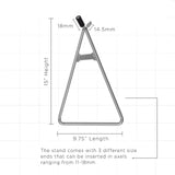 OxGord Dirt Bike Kickstand Triangle Lift - Dirtbike Accessories Parts Best for Mini Motorcycle Kick Stand - Motocross Moto Bikes