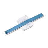 CLine AllPurpose Plastic Sorter, 2 1/2 x 23 1/2 x 3/4, Blue/Gray