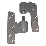 Pivot Hinge, Left Hand, Clear Aluminum