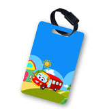 Funcart Wheel On The Bus Theme Luggage Tag