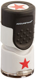 ACCUSTAMP2 Round Preink Stamp, Star Symbol, 5/8 diameter Impression, Red Ink (030726)