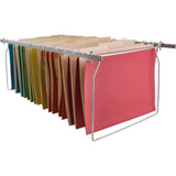 Business Source 60529 Hanging File Folder Frames, Letter, Stainless Steel