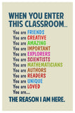 Laminated Classroom When You Enter This Classroom Educational Rules Teacher Supplies School Decor Teaching Toddler Elementary Le