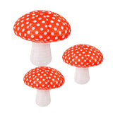 3Pcs Mushroom Paper Lanterns, 3D Mushroom Hanging Ornament for Wonderland Jungle Forest Themed Birthday Party Wedding Nursery De