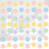 Pasimy 8 Pcs Daisy Boho Party Decorations Groovy Daisy Paper Garlands White Flower Hanging Garland Banner Hippie Flower Cutouts 
