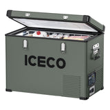 ICECO VL45 Portable Refrigerator with SECOP Compressor, 45Liters Platinum Compact Refrigerator, DC 12/24V, AC 110-240V, 0? to 50