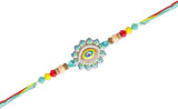 Store Indya Premium Designer Evil Eye Rakhi For Brother Rakhi Thread, Rakhi Bracelet, Traditional Raksha Bandhan Gift For Bhaiy,Nylon,Multicolor