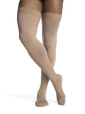 SIGVARIS Mens DYNAVEN Closed Toe ThighHighs w/GripTop 2030mmHg Large Short crispa