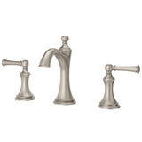 Pfister, LG49-TB0K, Tisbury 1.2 GPM Widespread Bathroom Faucet - Pop-Up Drain Included, Brushed Nickel