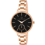 Carlington Iconic Analog Watches For Women With Premium Stainless Steel Strap - Ct 2038