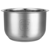 Inner Pot Pressure Cooker Rice Cooker Liner Stainless Steel Rice Cooking Silver Container Pot Replacement 7.08x6.29x4.2inches