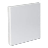 Economy DRing Vinyl View Binder, 1in Capacity [Set of 2] Color: White