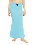 Sugathari Womens Sea Green Micro Fiber Solid Saree Shapewear for Women (AVA FISHCUT SEA M)