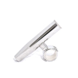 11/4 (1.66 ID) Polished Stainless Adjustable CLAMPON