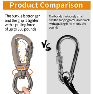 Dog tie Out Cable, 10/20/25/30/50/70/100 feet, Suitable for Dogs up to 350 pounds, Dog Cable with Swivel Buckle, Lightweight, No