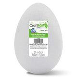 FloraCraft CraftFoM Egg 3.8 Inch x 5.6 Inch White