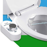 BUTT BUDDY Duo Bidet Toilet Seat Attachment & Fresh Water Sprayer (Easy to Install | NonElectric | DualNozzle Cleaning | Gen