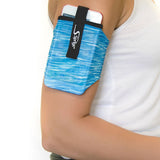 Sprigs Armband for iPhone 11/x/xr/8/7 Plus, Galaxy S10/S9, Google Pixel 4. Lightweight & Comfortable Running Armband, Stretches 