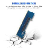Professional SO-DIMM DDR4 Memory Converter 2133Mhz 260 to 288 Laptop DIMM Memory Card Riser Card 4-Layers Desktop Memory Adapter