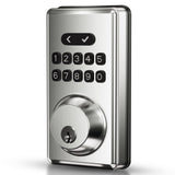 MOUSETRO Keyless Entry Door Lock Deadbolt with Keypad, Digital Smart Locks with Code, Auto Lock, Anti-Peeking Password, Easy Ins