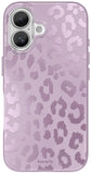 SCORPIFY for iPhone 16 Case [Compatible with MagSafe] with Matte Lavender Leopard Cheetah Print Design, Cute Magnetic Phone Cove