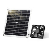 SUNYIMA Solar Panel Fan Kit, 12W Weatherproof Solar Panel with DC Fan for Small Chicken Coops, Greenhouses, Sheds,Pet Houses, Wi