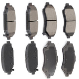 AUTOMUTO 8PCS Front & Rear Disc Brake Pads Set D1596 D1273 For Chrysler Town & Country For Dodge Grand Caravan Journey For Ram C
