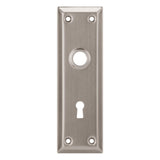 Newliplace 2 Pack Mortise Lock Door Plates for Interior Doors, Old Style Mortise Door Knob Cover Plate Replacement, Door Escutch
