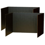 PACON Privacy Boards, Black, 48 x 16, 4 Per Pack, 2 Packs (PAC37912)