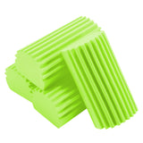 Adyoney 4 Pack Green Damp Duster Cleaning Sponge Brush Set