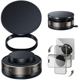 APAPATEK Vacuum Suction Magnetic Phone Holder for iPhone 16e 16 15 Pro, 360 Rotating & 180 Foldable, Ultra Suction Cup, Mini Car