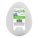 FloraCraft CraftFoM Egg 3.4 Inch x 4.5 Inch White
