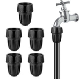 US Standard Faucet Adapter 6pc, 3/4 Faucet to 1/2 Drip Irrigation Fitting Garden Hose Adapter