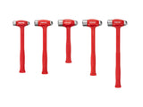 TEKTON Ball Peen Dead Blow Hammer Set, 5-Piece (26, 36, 43, 47, 50 oz.) | HDB95003 | Made in USA