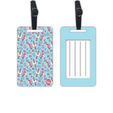 Nutcase Designer Luggage Travel Baggage Tags Single Tag With Name Card Inside Bird & Panda