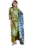 Anni Designer Women'S Rayon Viscose Printed Straight Kurta With Pant & Dupatta (Panuja Green_Xl_Green_X-Large),Green,XL