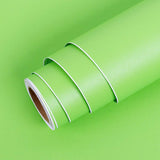 LACHEERY Lime Green Wallpaper Stick and Peel Textured Peel and Stick Wallpaper Solid Color Self Adhesive Removable Wallpaper Mat