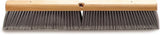SPARTA 4501423 FloPac Flagged Fine Floor Sweep, Polypropylene Bristles, 24inch Block Size, 3inch Bristle Trim, Gray