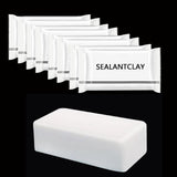 Zxfuture Pack of 8 White Seal Putty Waterproof Duct Seal Repair Sealing Clay, Quick Mending Mud for Drain Connection, Wall Hole,