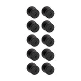 Kwikset Pismo Entry Door Knob with Lock and Key, Secure Keyed Handle Exterior, Front Entrance and Bedroom, Matte Black, 10 Pack,