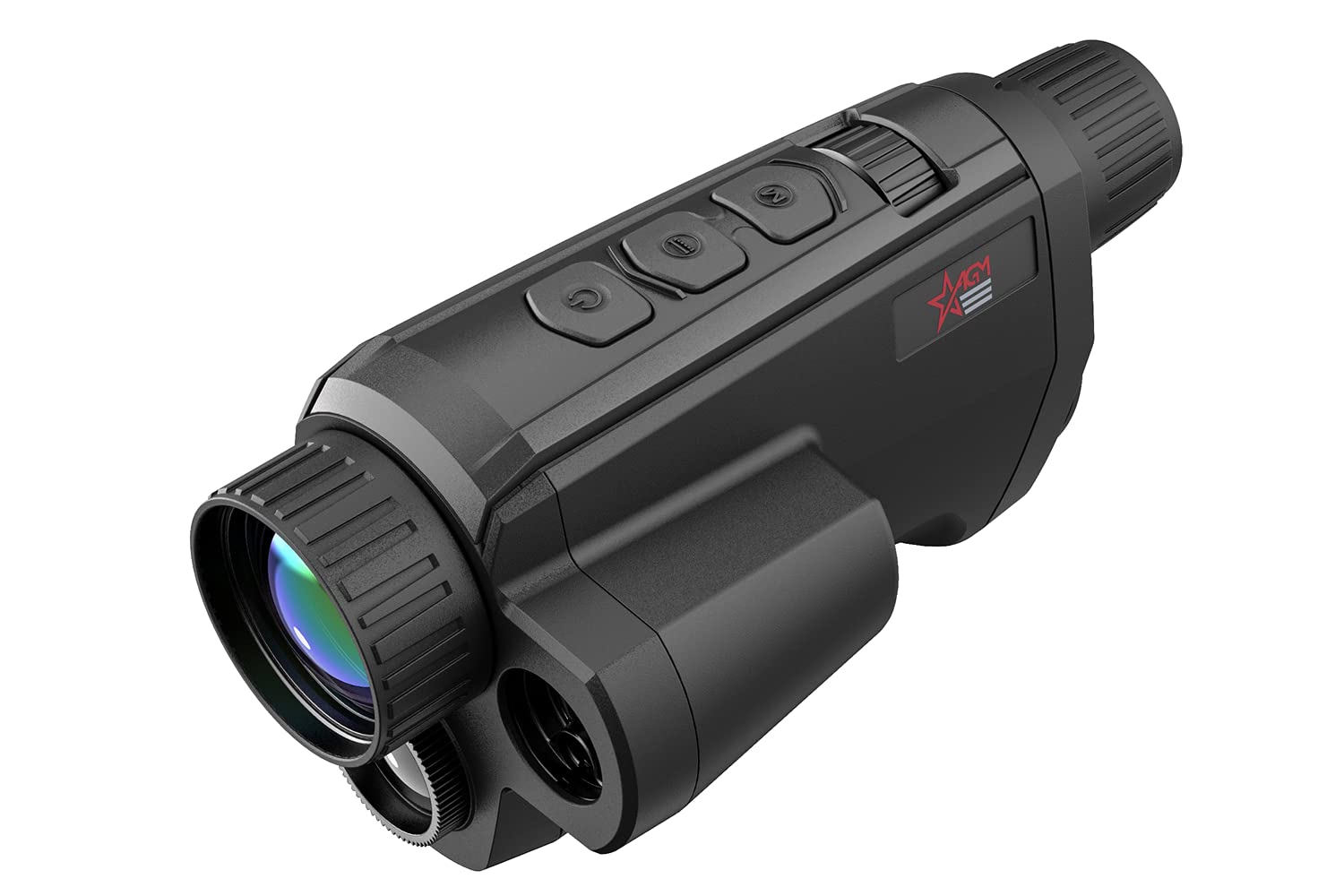 Agm Global Vision Fuzion Lrf Tm35-640 Fusion Thermal Imaging & Cmos Monocular With Laser Range Finder, 12 Micron 640X512 (50 Hz)