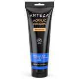 ARTEZA Acrylic Paint, Cerulean Blue Color 8.45 oz/250 ml Tube, Rich Pigment, Non Fading, Non Toxic, Single Color Paint for Artis