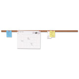 Universal UNV43436 36 in. x 1 in. Cork Bulletin Bar Brown Surface, Silver Aluminum Frame