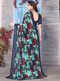 Satrani Womens Pure Georgette Saree (3201S2296Na_Multi2)