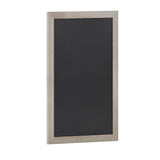 Flash Furniture Canterbury Wall Mount Magnetic Chalkboard Sign with Eraser - Weathered Finish - 24 x 36 - Vertical or Horizontal