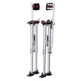 VEVOR Drywall Stilts, 36-50 Adjustable Aluminum Tool Stilts with Protective Knee Pads, Durable and Non-Slip Work Stilts for 