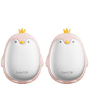 Gaiatop Magnetic Hand Warmers Rechargeable 2 Pack, 3 Settings Pocket-Sized Cute Penguin, Fast Hot Hands Reusable Portable Electr