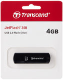 Transcend Jetflash 350 4Gb Usb Flash Drive (Ts4Gjf350)