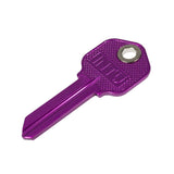 Lucky Line Anodized Purple Lightweight Aluminum Magnetic House Key Kwikset (15568)